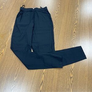 Ginia Black Silk Elastic Waist Pants - Size Small - NWOT